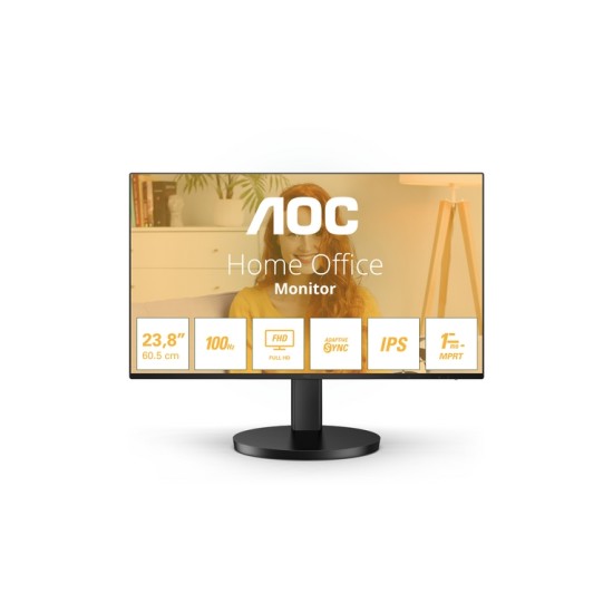 MONITOR AOC LCD IPS 100Hz 23.8" WIDE FRA