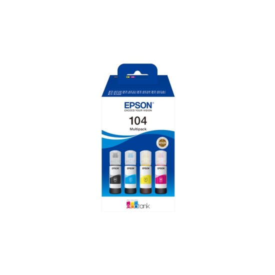MULTIPACK EPSON FLACONI 104 C13T00P640 4