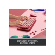 TASTIERA LOGITECH Retail POP KEYS HEARTB