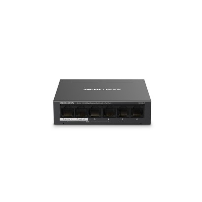 SWITCH 6P LAN 10/100 con 4P...