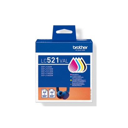 MULTIPACK BROTHER LC521VAL...