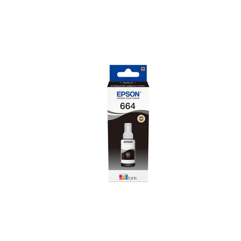 FLACONE EPSON T6641 C13T664140 NERO 70ml